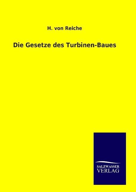 Vorderes Coverbild Die Gesetze des Turbinen-Baues