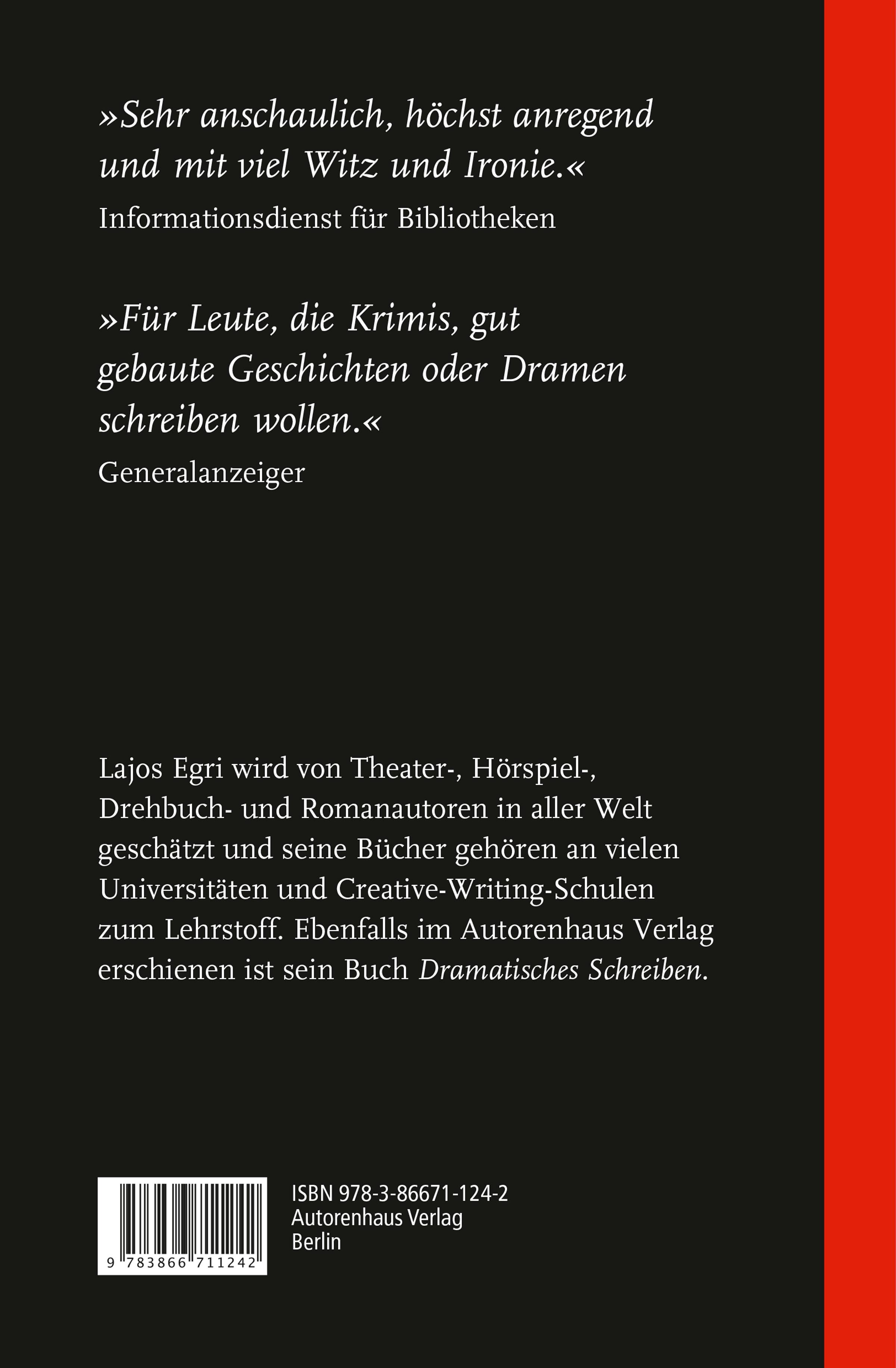 Rückseitencover Literarisches Schreiben