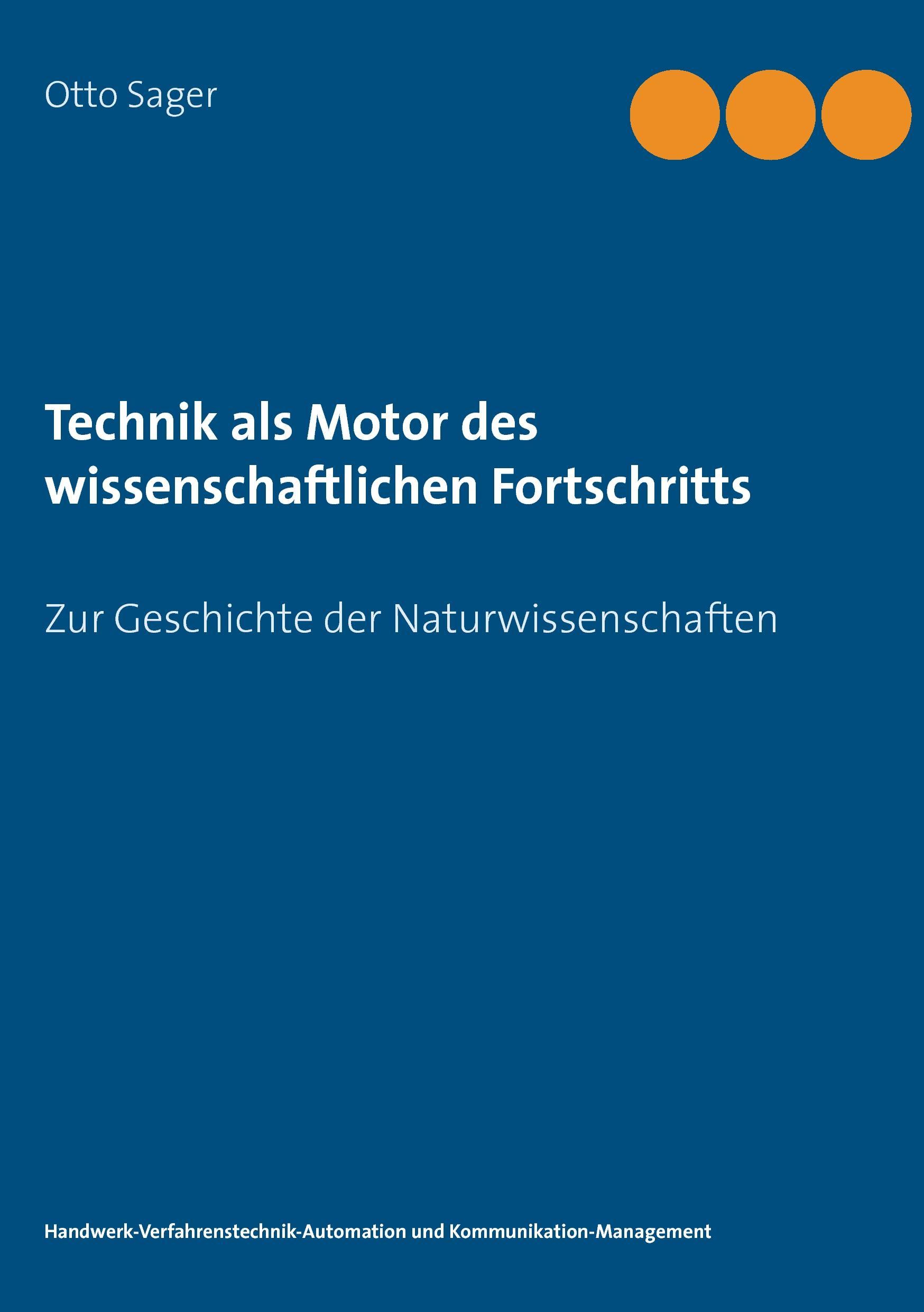 Vorderes Coverbild Technik als Motor des wissenschaftlichen Fortschritts