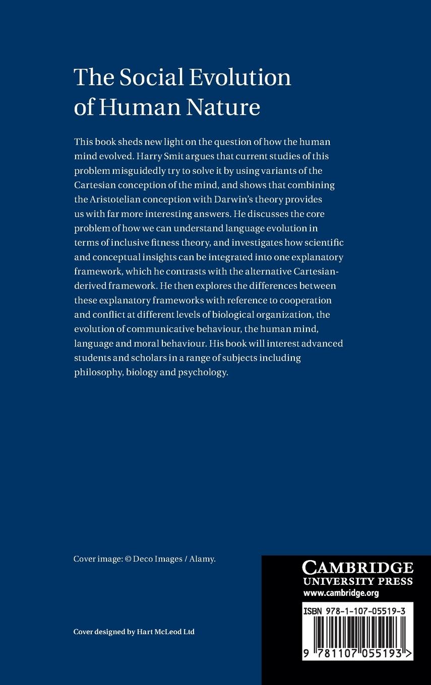 Rückseitencover The Social Evolution of Human Nature