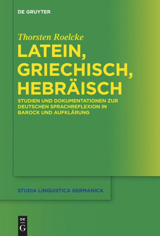 Vorderes Coverbild Latein, Griechisch, Hebräisch