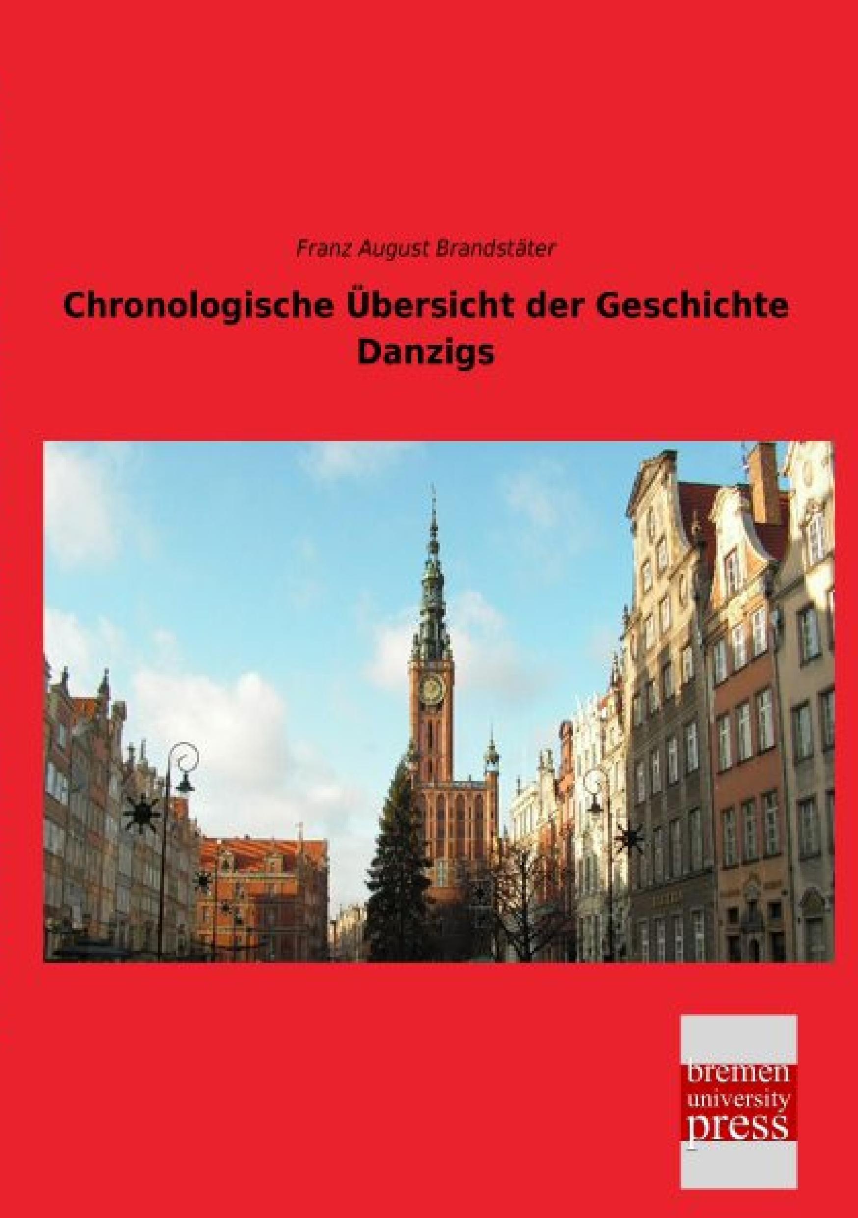 Vorderes Coverbild Chronologische Übersicht der Geschichte Danzigs