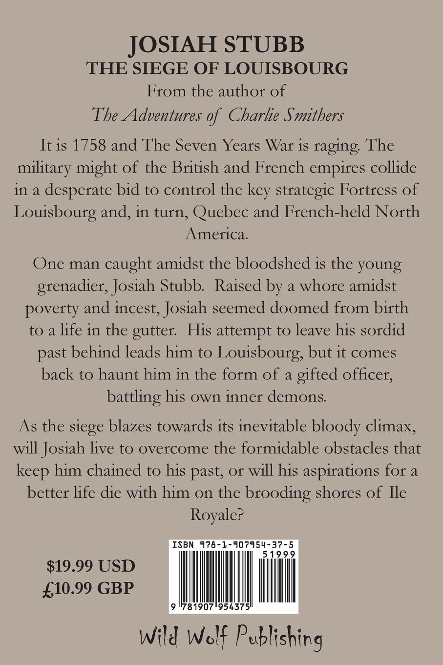 Rückseitencover Josiah Stubb