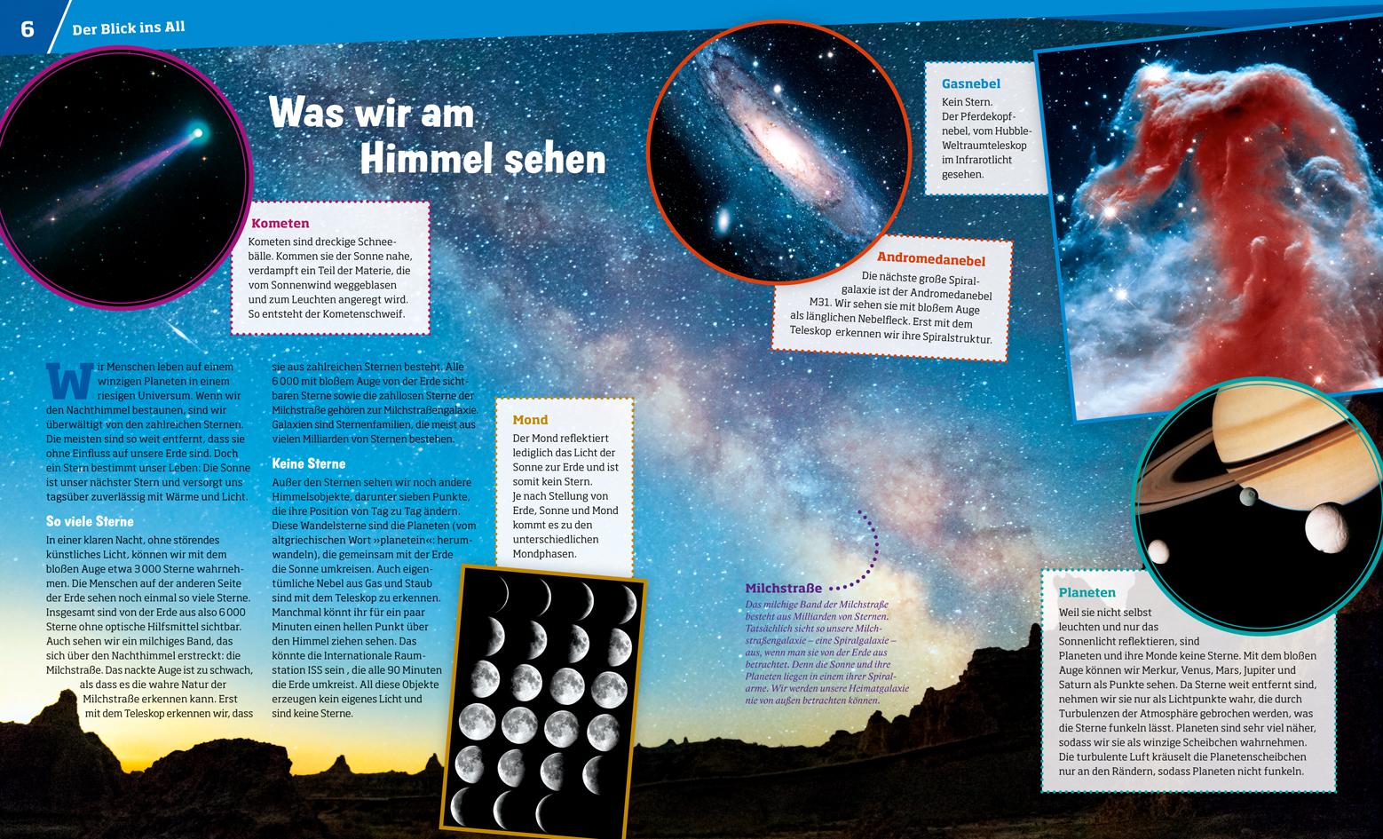 Beispielinhalt (Bild) WAS IST WAS Band 6 Sterne. Wunder des Weltalls