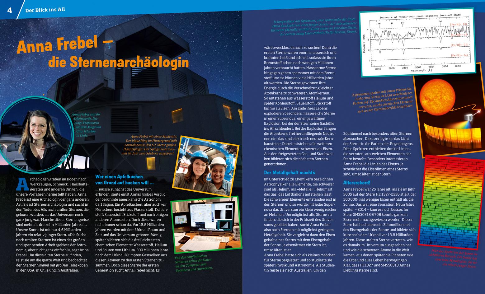 Beispielinhalt (Bild) WAS IST WAS Band 6 Sterne. Wunder des Weltalls