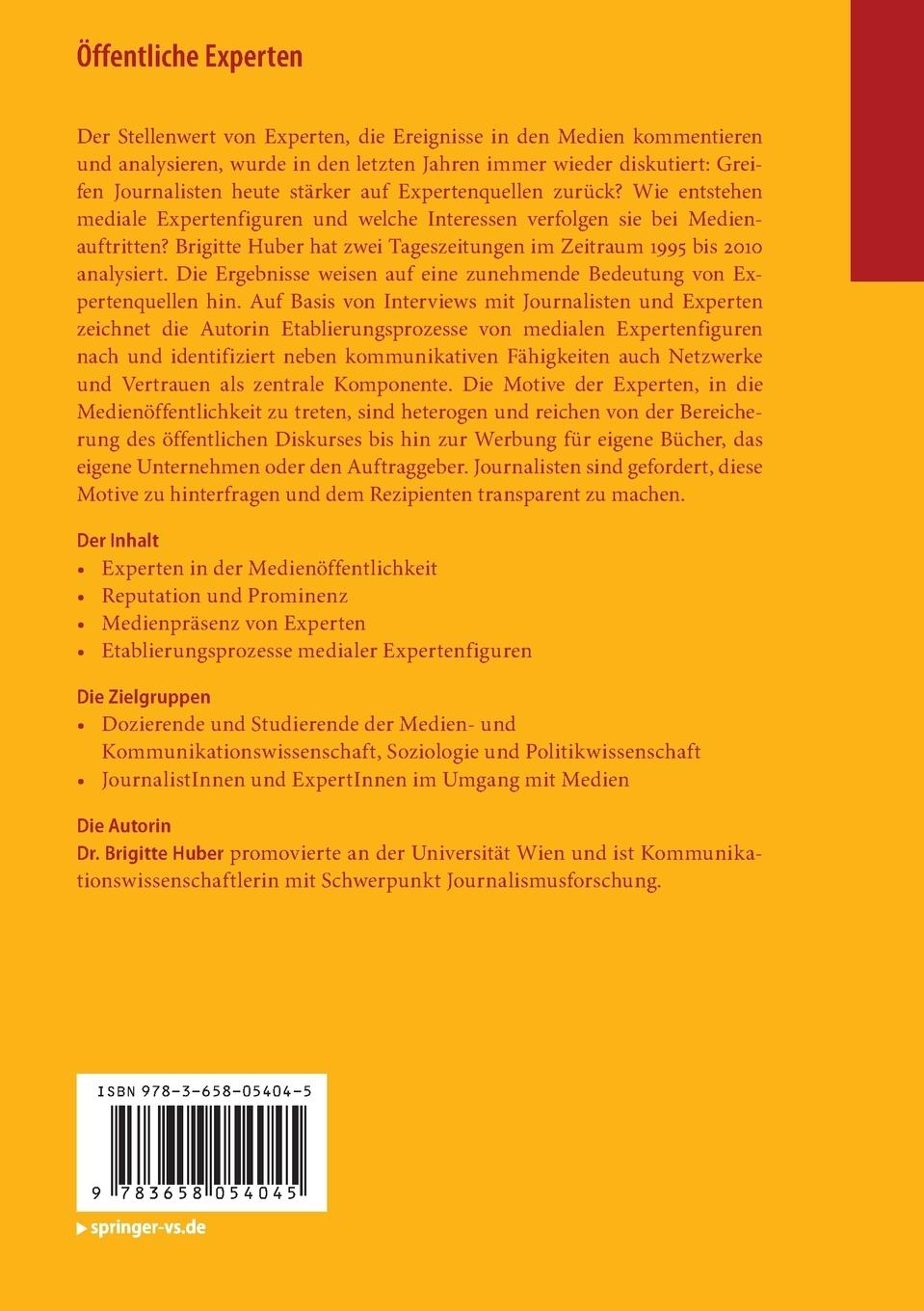 Rückseitencover Öffentliche Experten