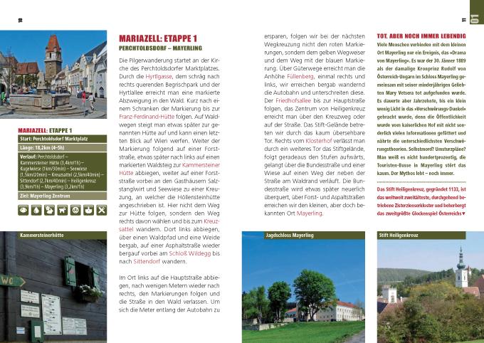 Beispielinhalt (Bild) WIEN GEHT WEIT, Weitwandern: Urlaub vom Alltag!