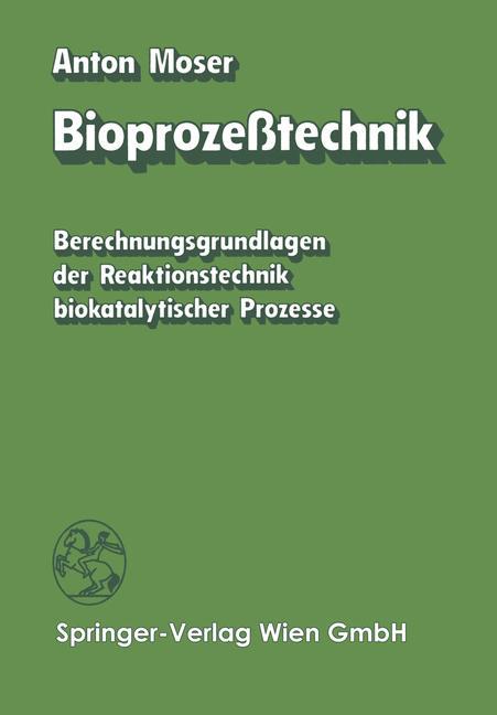 Vorderes Coverbild Bioprozeßtechnik