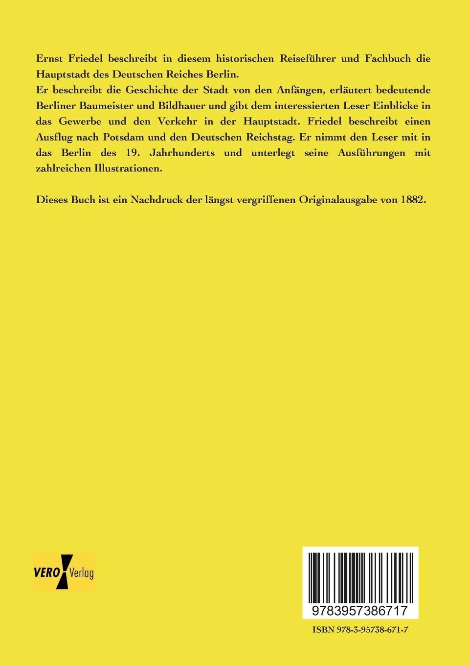 Rückseitencover Deutsche Kaiserstadt Berlin