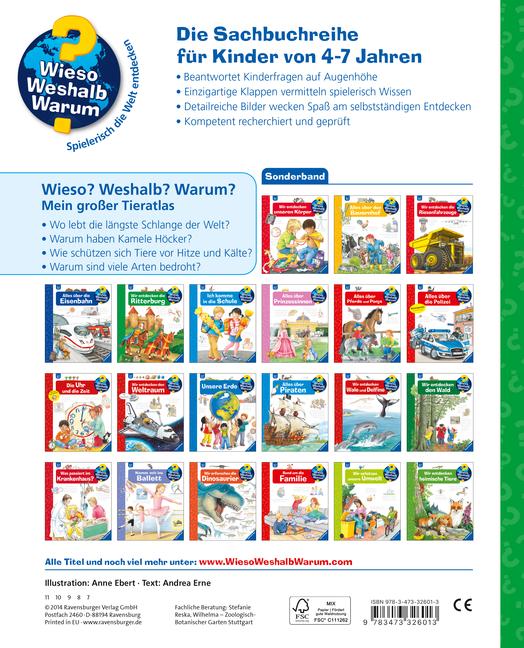 Beispielinhalt (Bild) Wieso? Weshalb? Warum? Mein großer Tieratlas