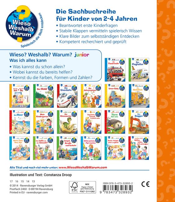 Beispielinhalt (Bild) Wieso? Weshalb? Warum? junior, Band 14: Was ich alles kann