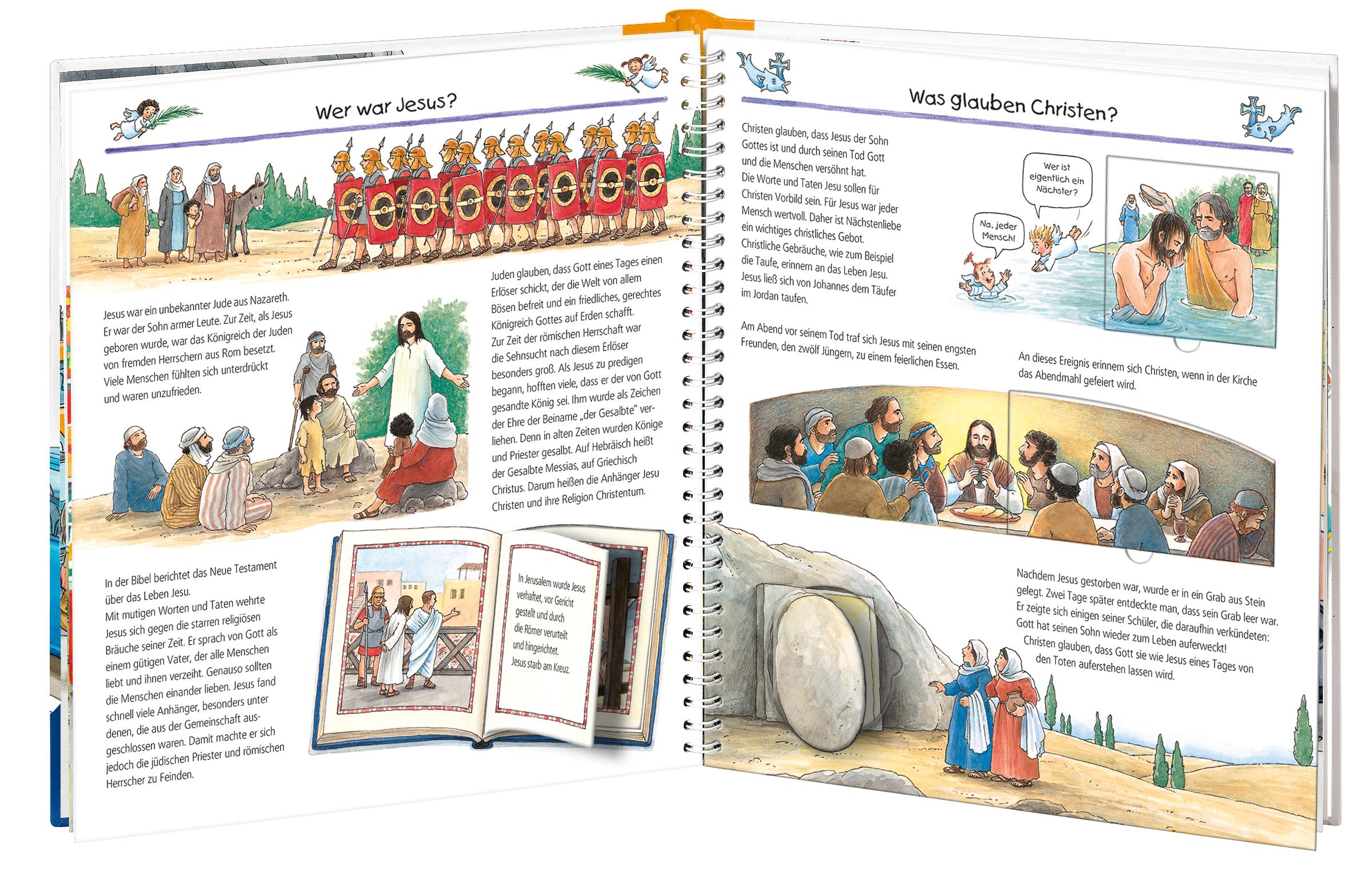 Beispielinhalt (Bild) Wieso? Weshalb? Warum?, Band 23: Religionen der Welt