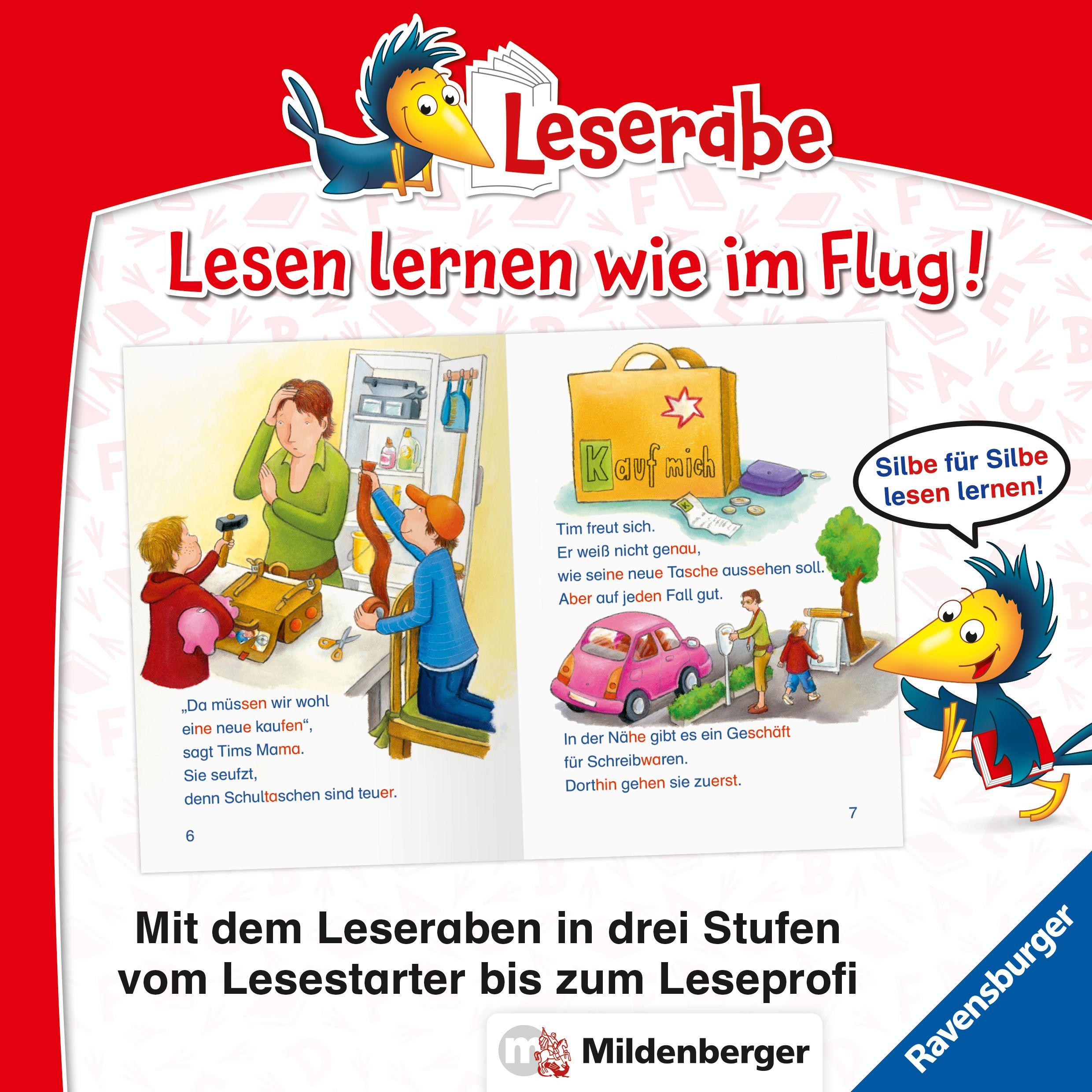 Beispielinhalt (Bild) Ein Schultag voller Abenteuer - Leserabe 1. Klasse - Erstlesebuch für Kinder ab 6 Jahren