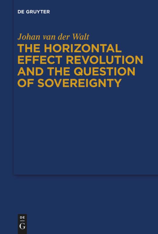 Vorderes Coverbild The Horizontal Effect Revolution and the Question of Sovereignty