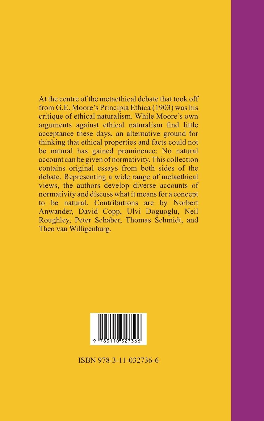 Rückseitencover Normativity and Naturalism