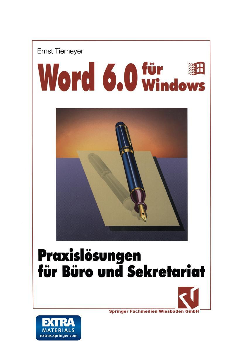Vorderes Coverbild Word 6.0 für Windows