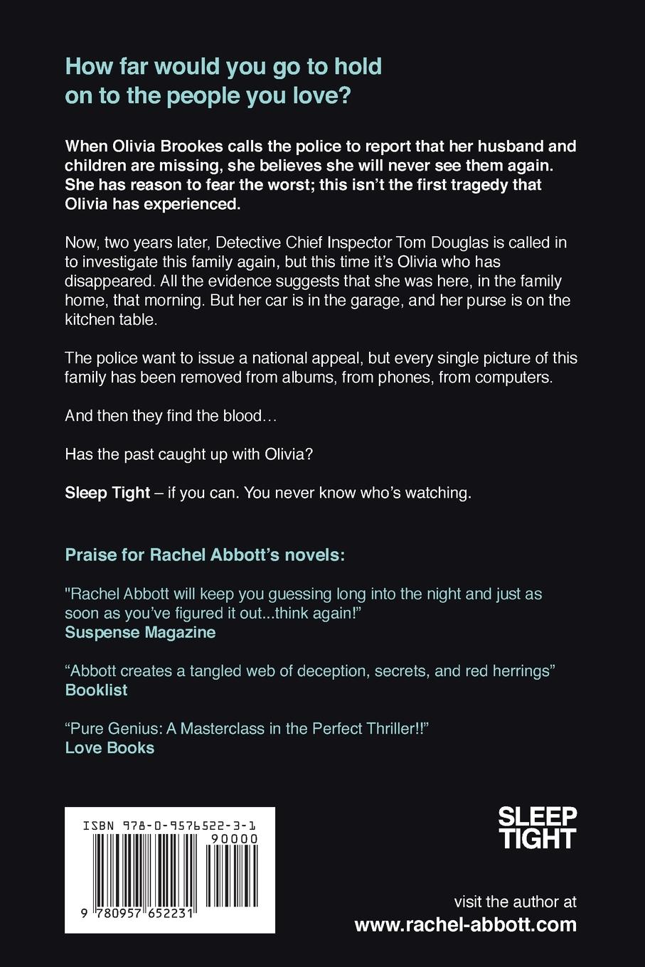 Rückseitencover Sleep Tight