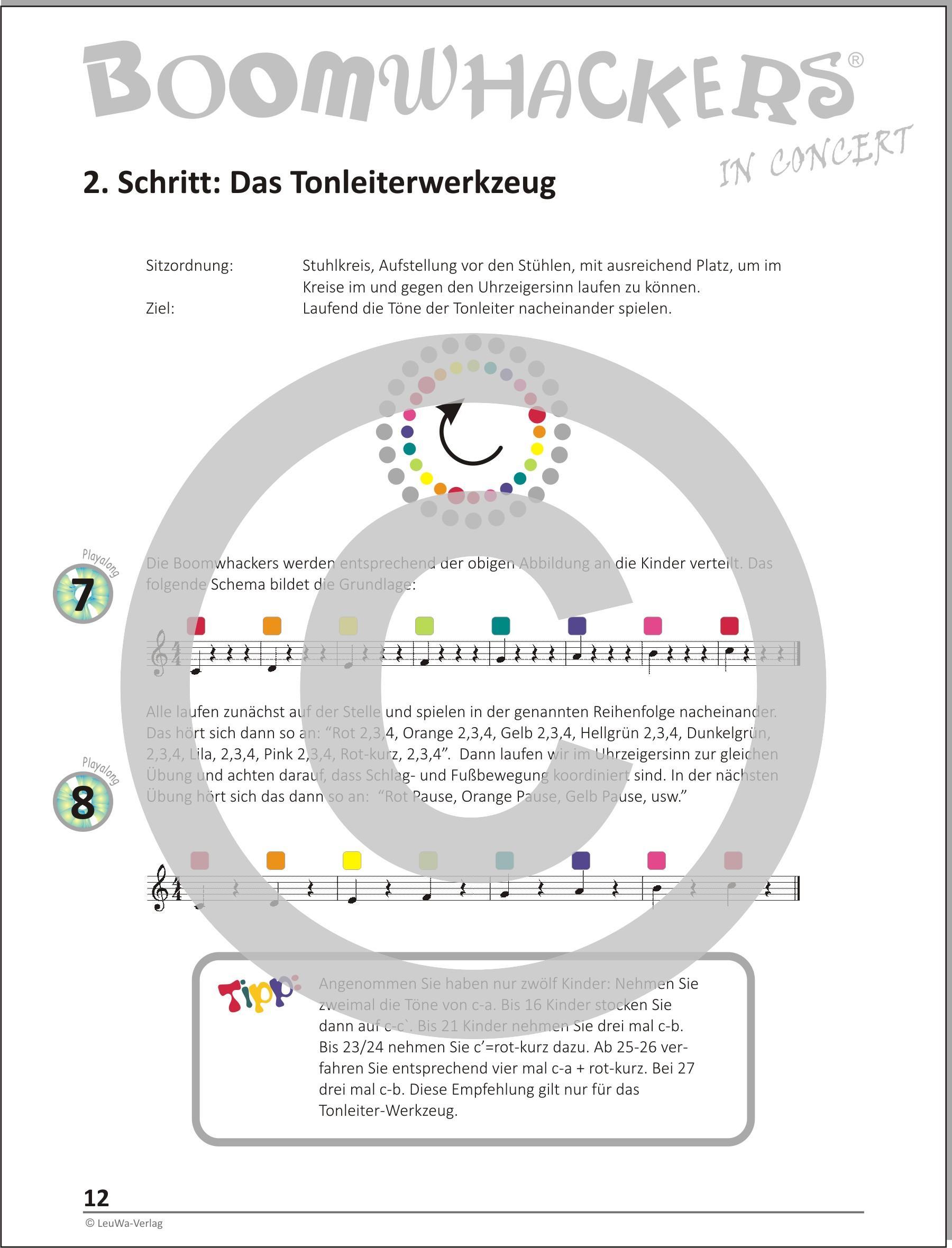 Beispielinhalt (Bild) Boomwhackers In Concert mit CD