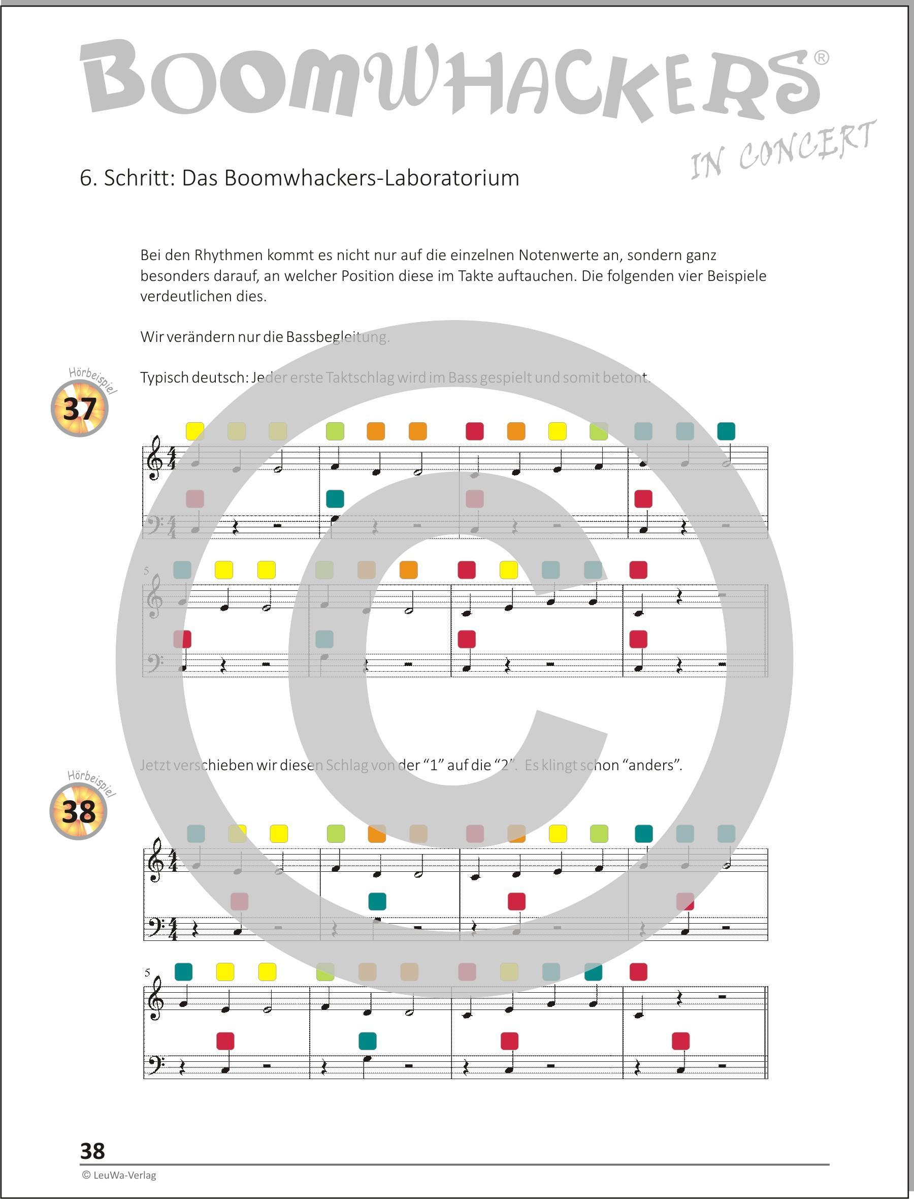 Beispielinhalt (Bild) Boomwhackers In Concert mit CD