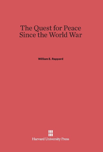 Vorderes Coverbild The Quest for Peace Since the World War