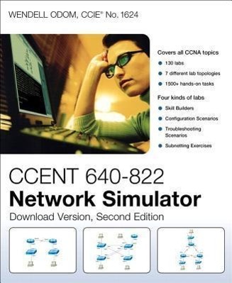 Vorderes Coverbild Ccent 640-822 Network Simulator, Access Code Card
