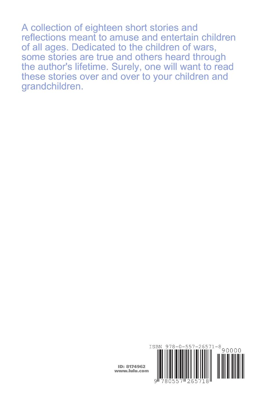 Rückseitencover My Childhood Stories