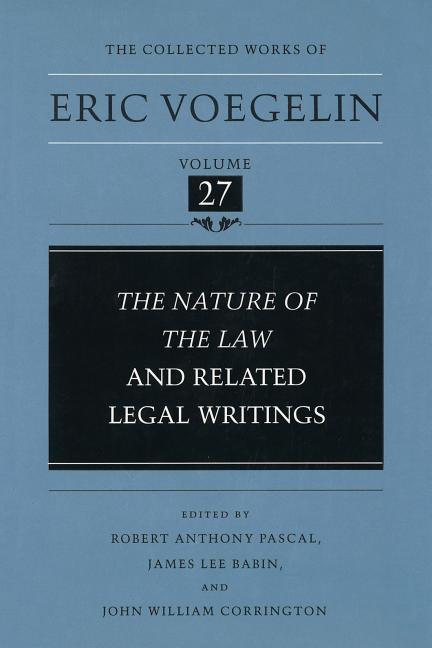 Vorderes Coverbild Nature of the Law and Related Legal Writings (Cw27)