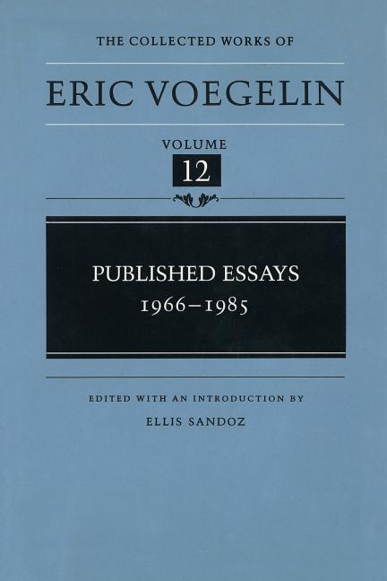 Vorderes Coverbild Published Essays, 1966-1985 (Cw12)