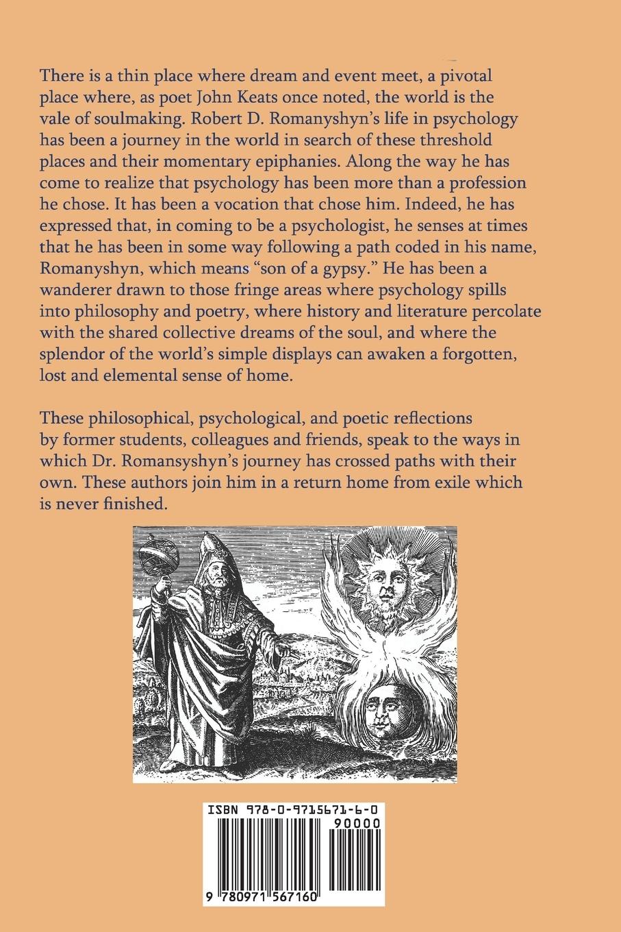 Rückseitencover Imagining Psychological Life: Philosophical, Psychological & Poetic Reflections -- A Festschrift in Honor of Robert D. Romanyshyn, PH.D.