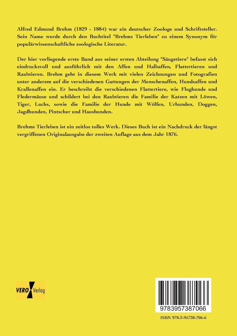 Rückseitencover Brehms Tierleben