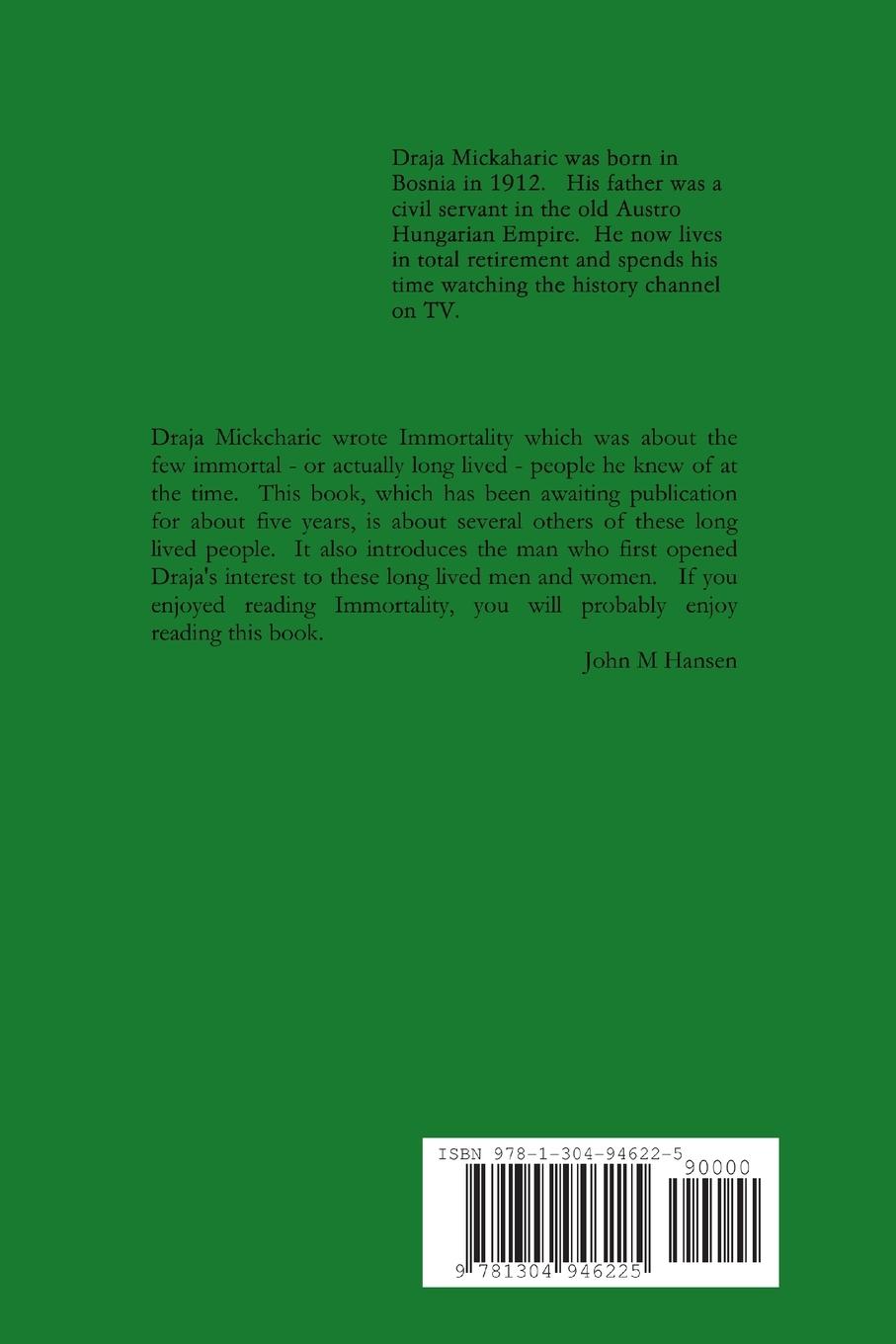 Rückseitencover The Long Lived