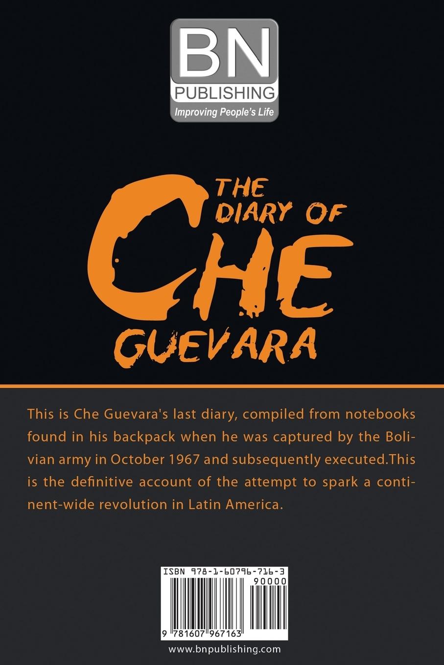 Rückseitencover The Diary of Che Guevara