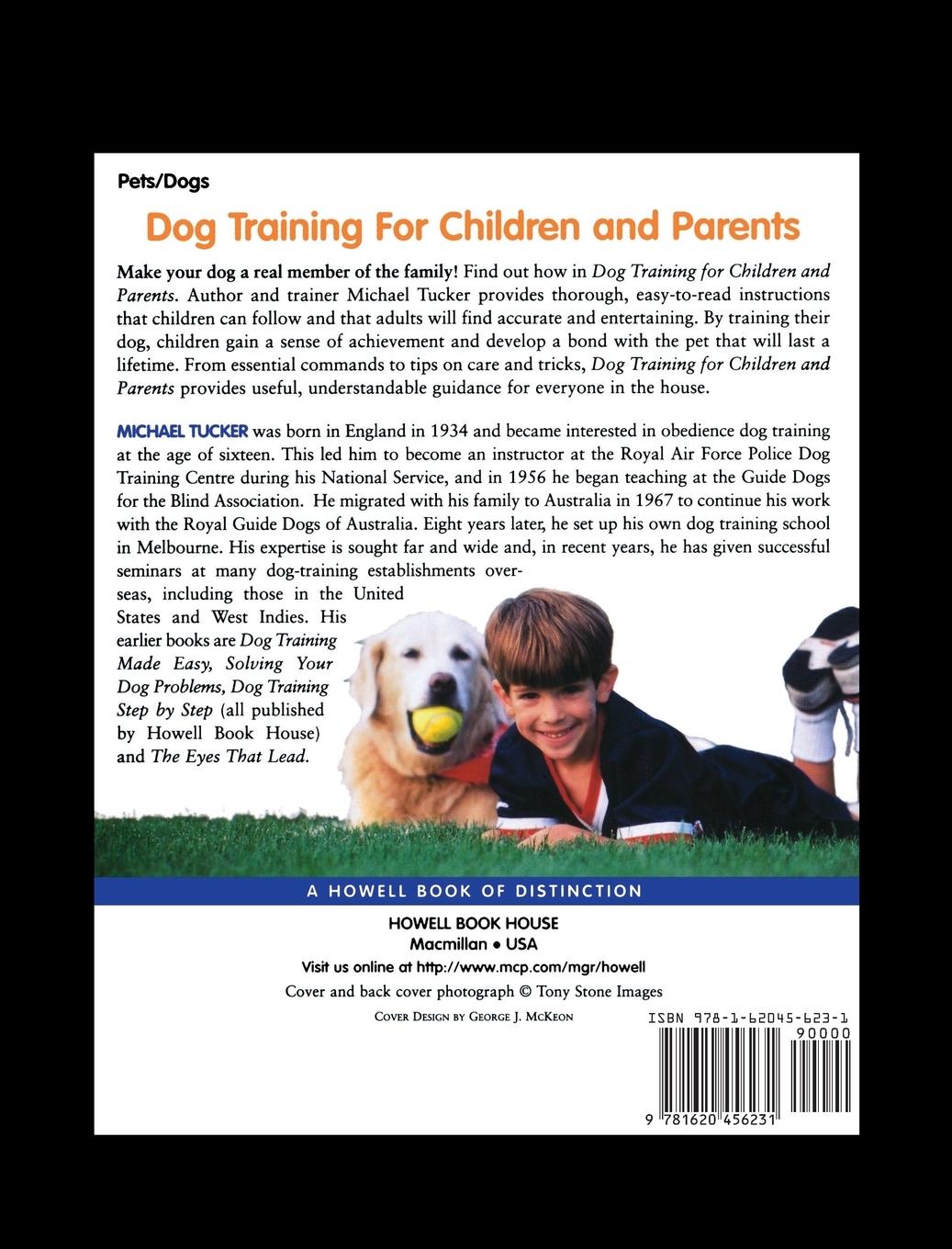 Rückseitencover Dog Training for Children & Parents