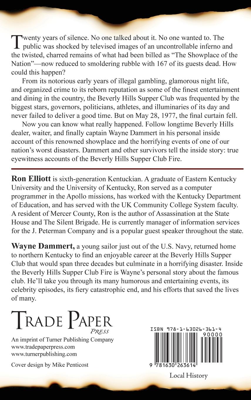 Rückseitencover Inside the Beverly Hills Supper Club Fire