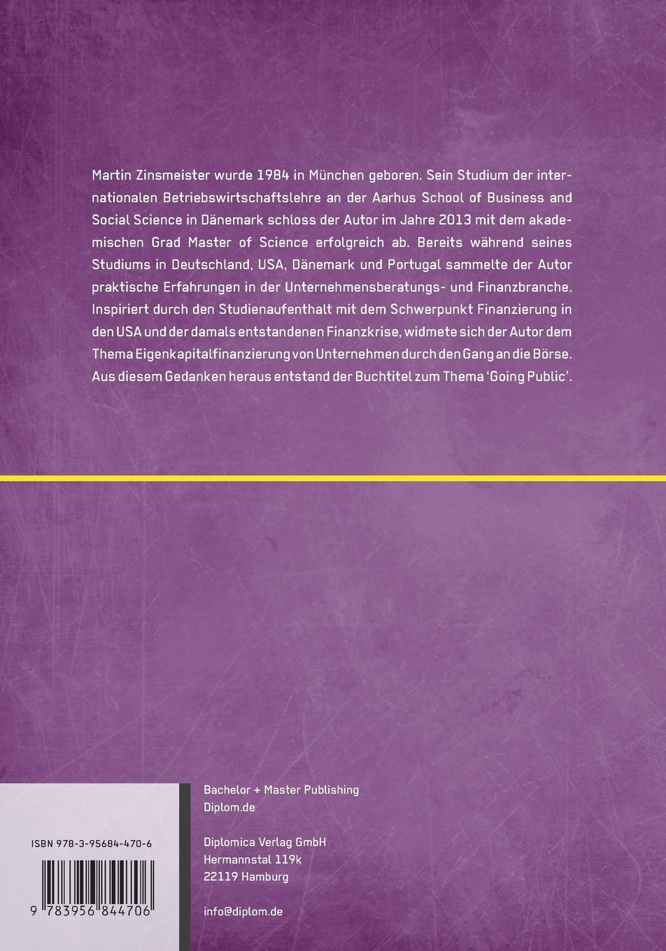 Rückseitencover Initial Public Offering: Ablauf der Börseneinführung eines Unternehmens