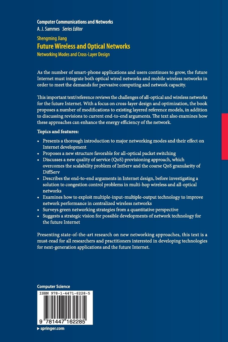 Rückseitencover Future Wireless and Optical Networks