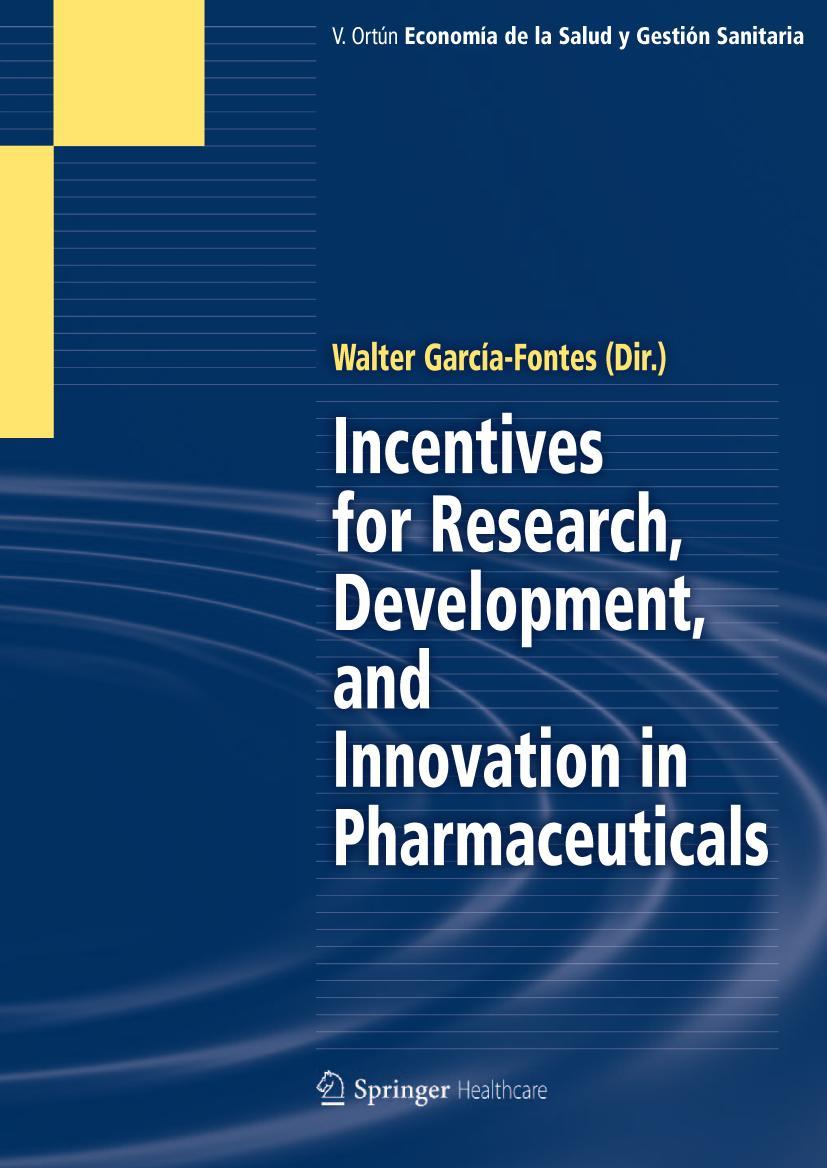 Vorderes Coverbild Incentives for Research, Development, and Innovation in Pharmaceuticals