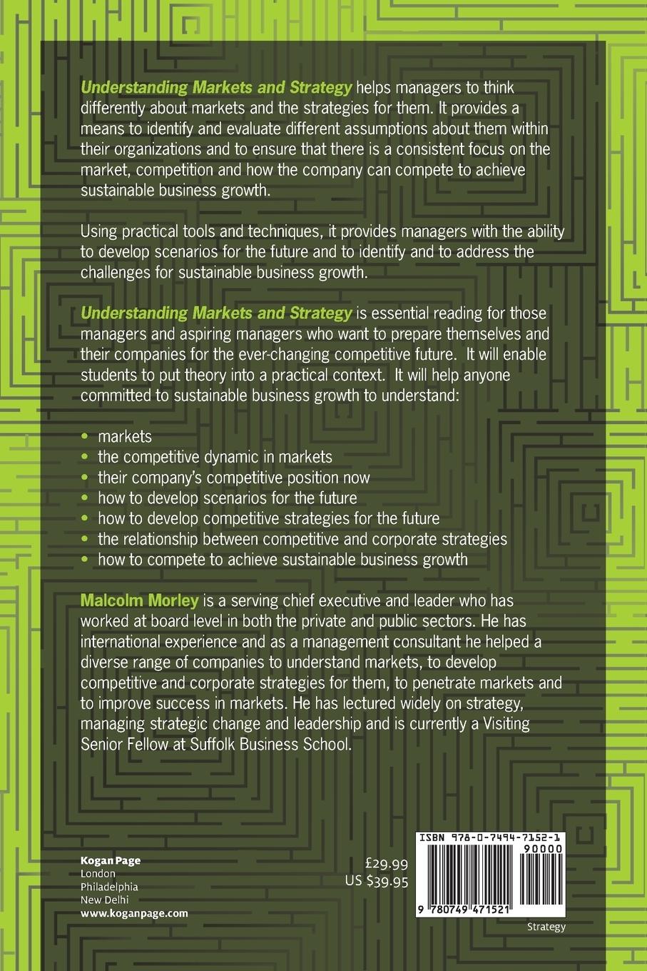 Rückseitencover Understanding Markets and Strategy