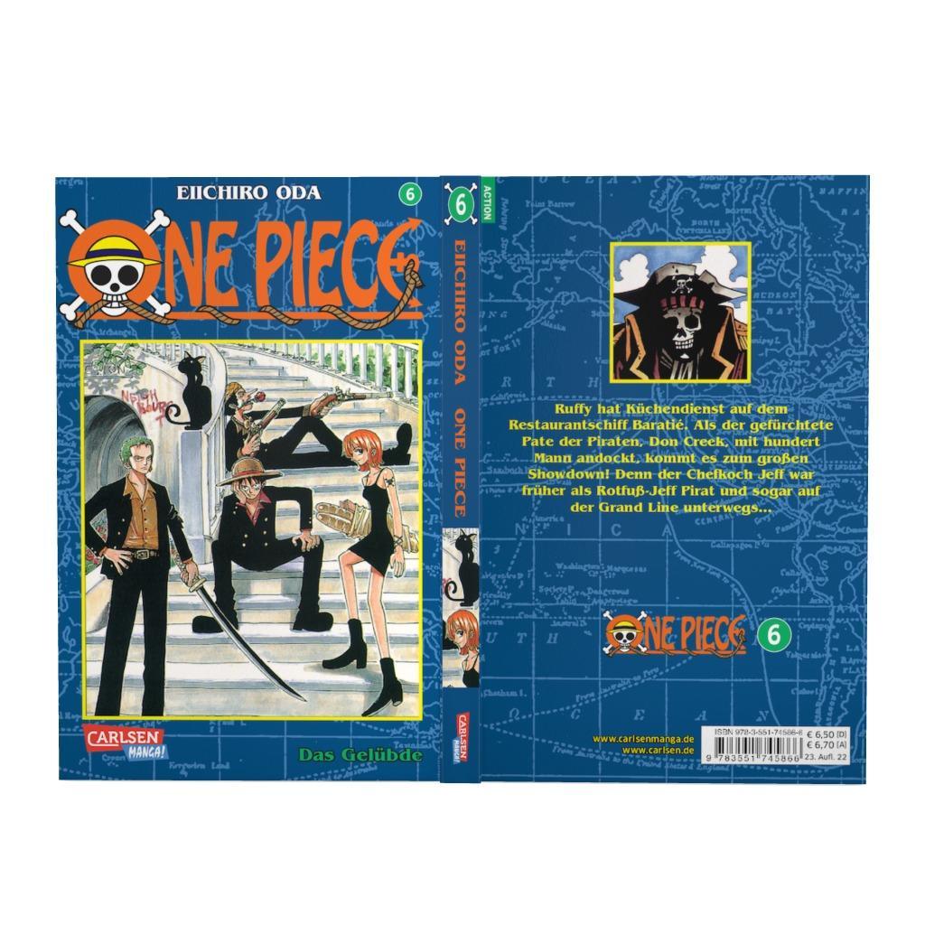 Beispielinhalt (Bild) One Piece 06. Das Gelübde