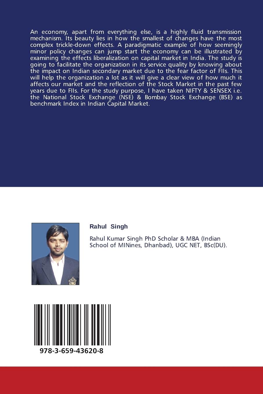 Rückseitencover Impact Of Inflows & Outflows Of FIIs On Indian Capital Market