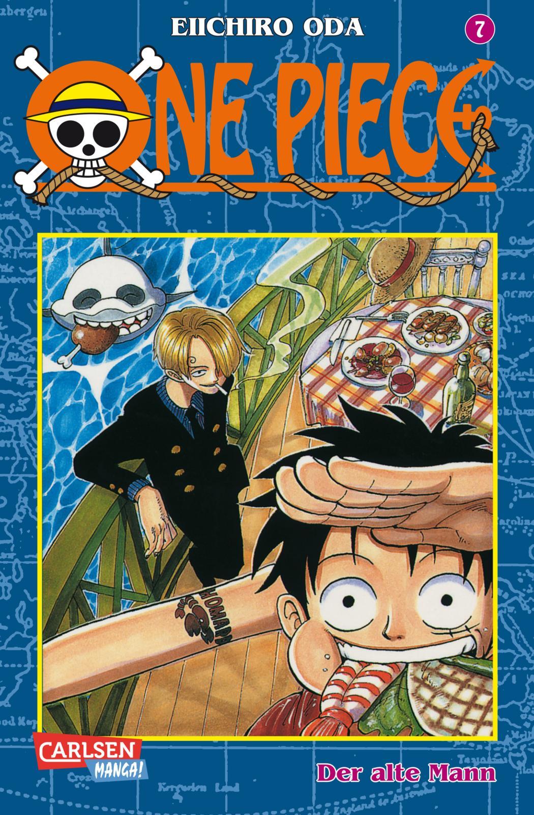 Vorderes Coverbild One Piece 07. Der alte Mann