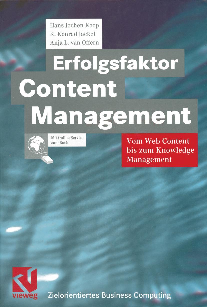 Vorderes Coverbild Erfolgsfaktor Content Management