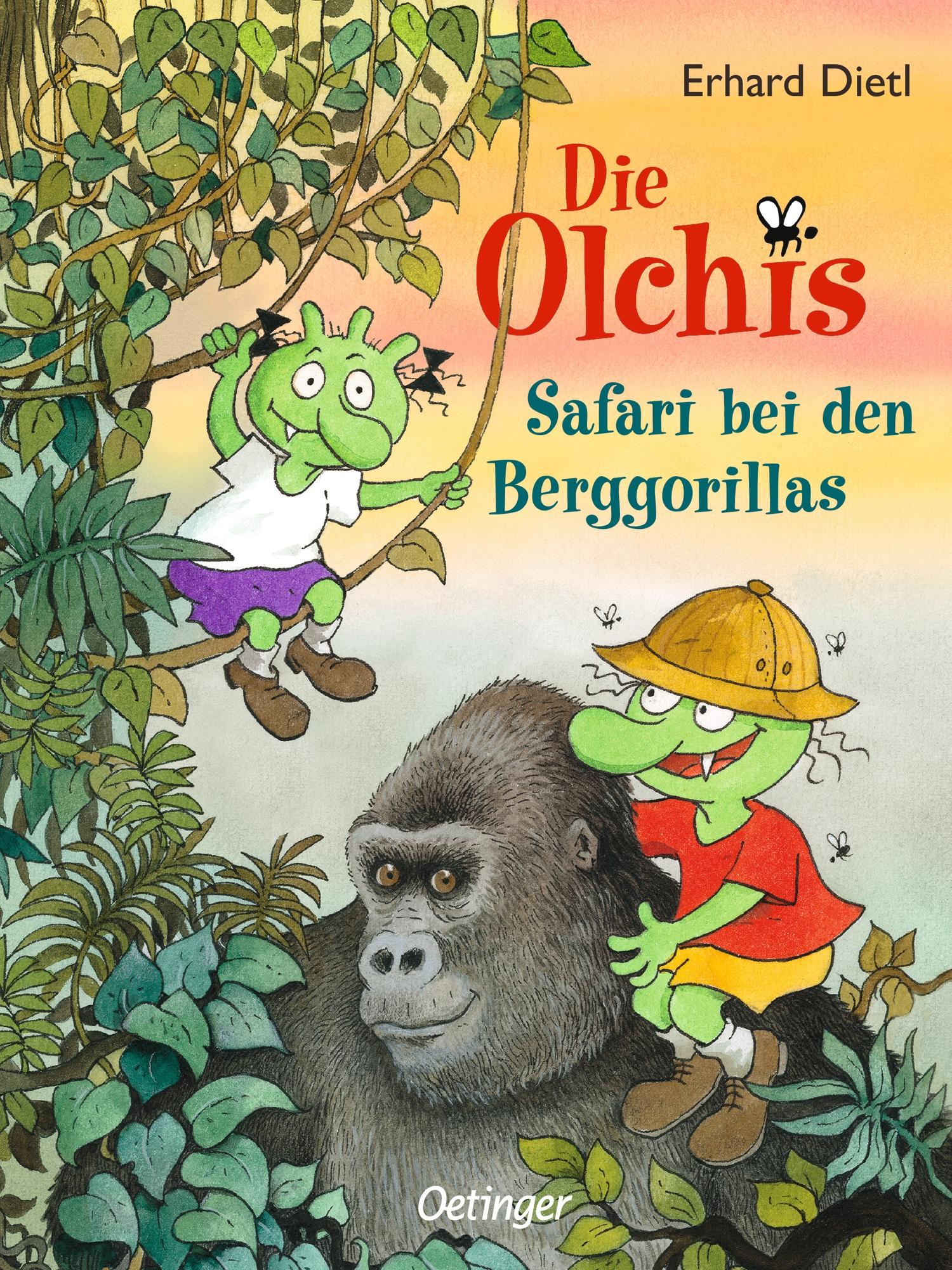 Vorderes Coverbild Die Olchis. Safari bei den Berggorillas