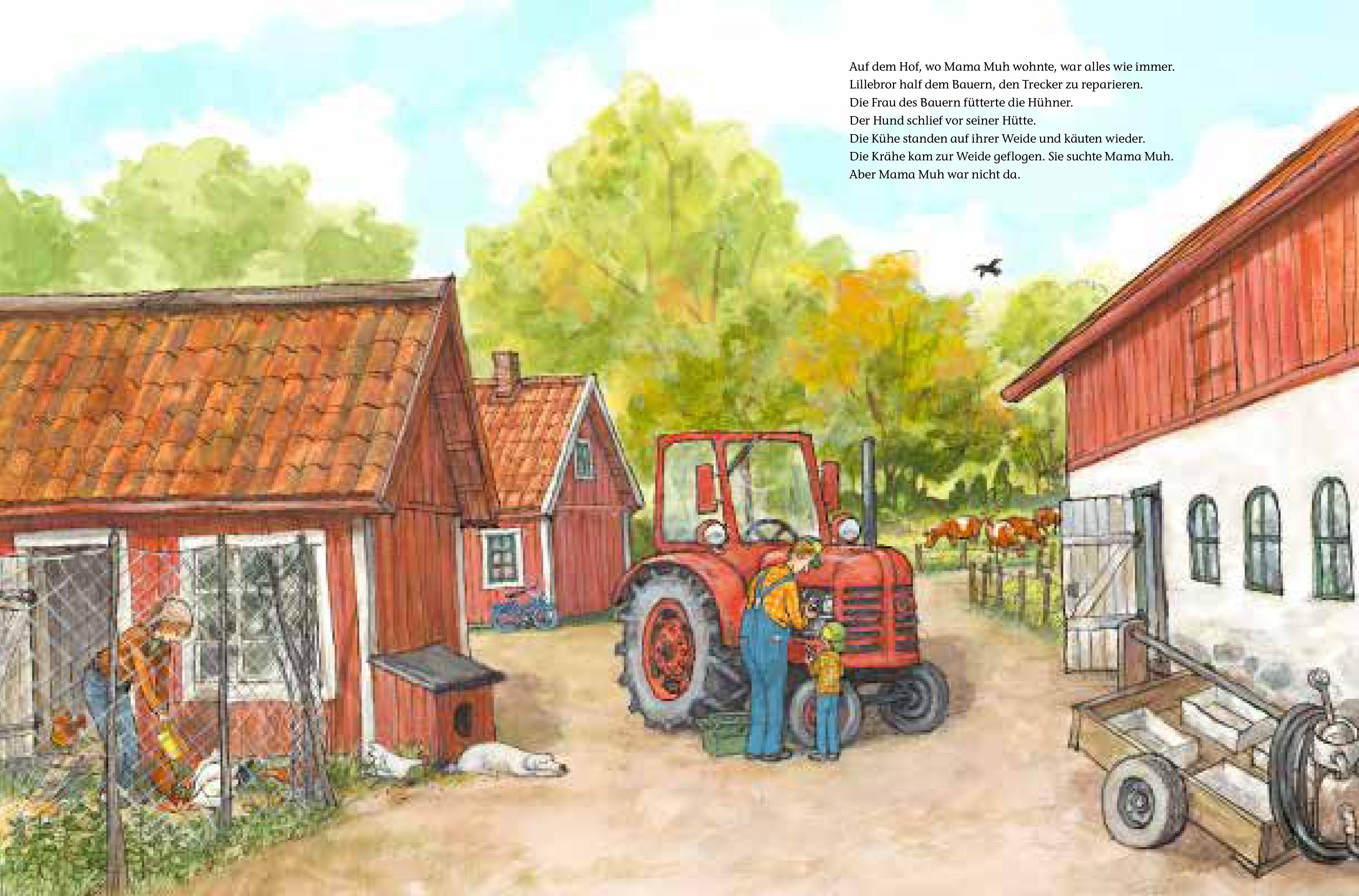 Beispielinhalt (Bild) Mama Muh geht schwimmen