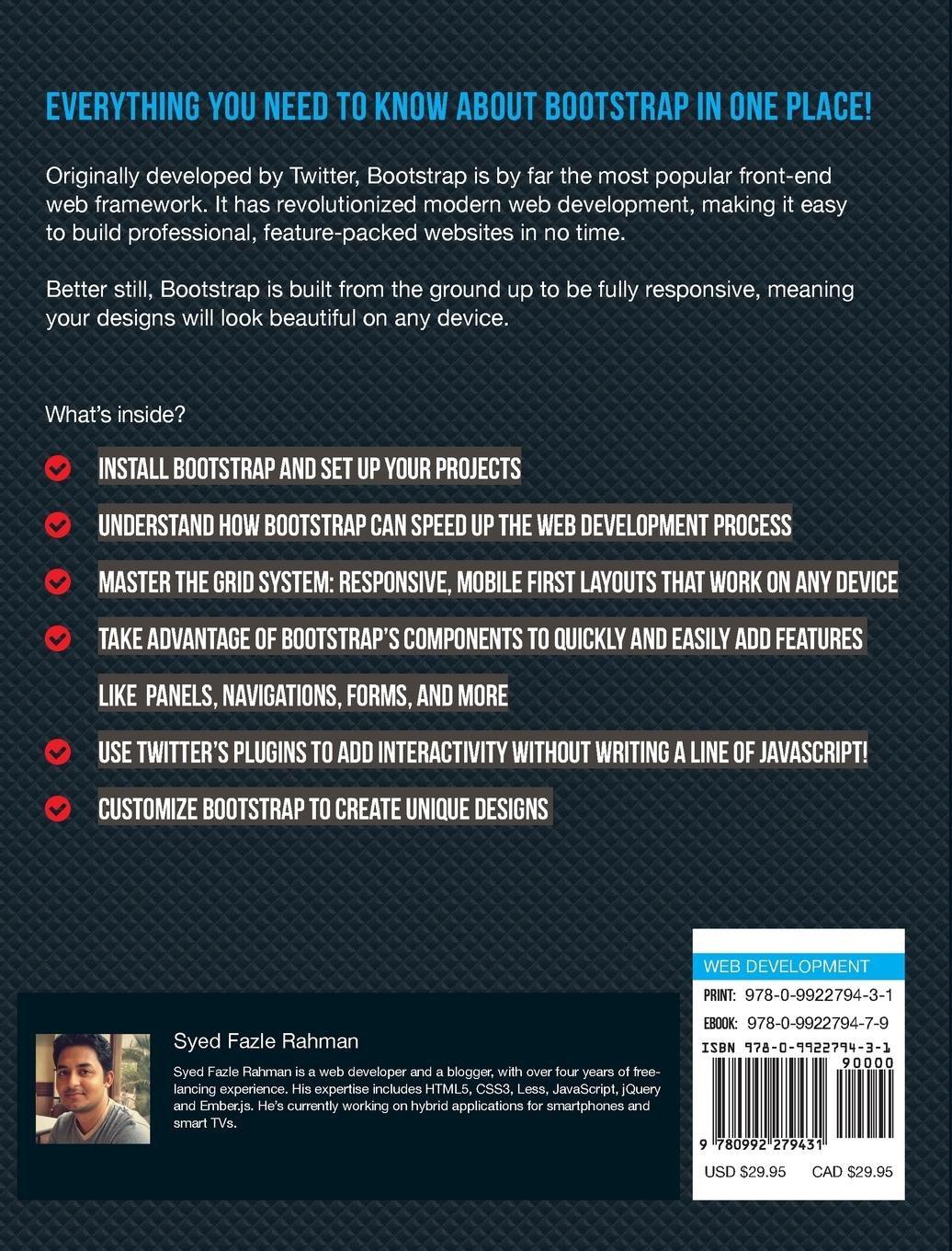 Rückseitencover Jump Start Bootstrap