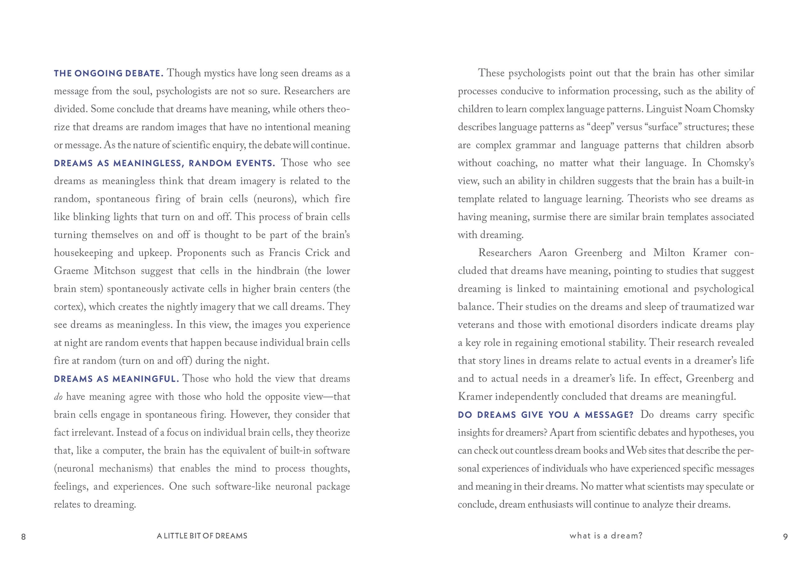 Beispielinhalt (Bild) A Little Bit of Dreams