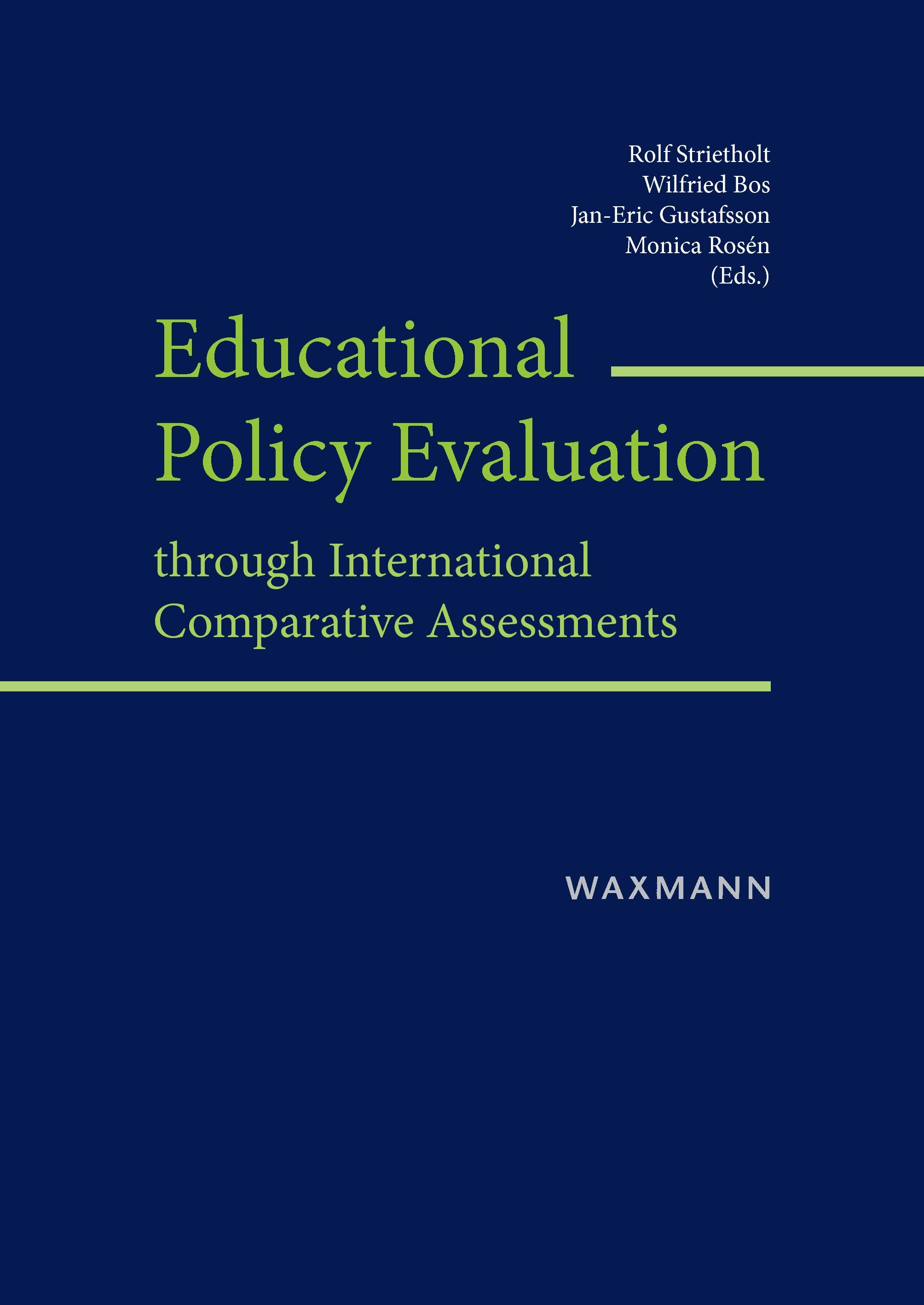 Vorderes Coverbild Educational Policy Evaluation through International Comparative Assessments