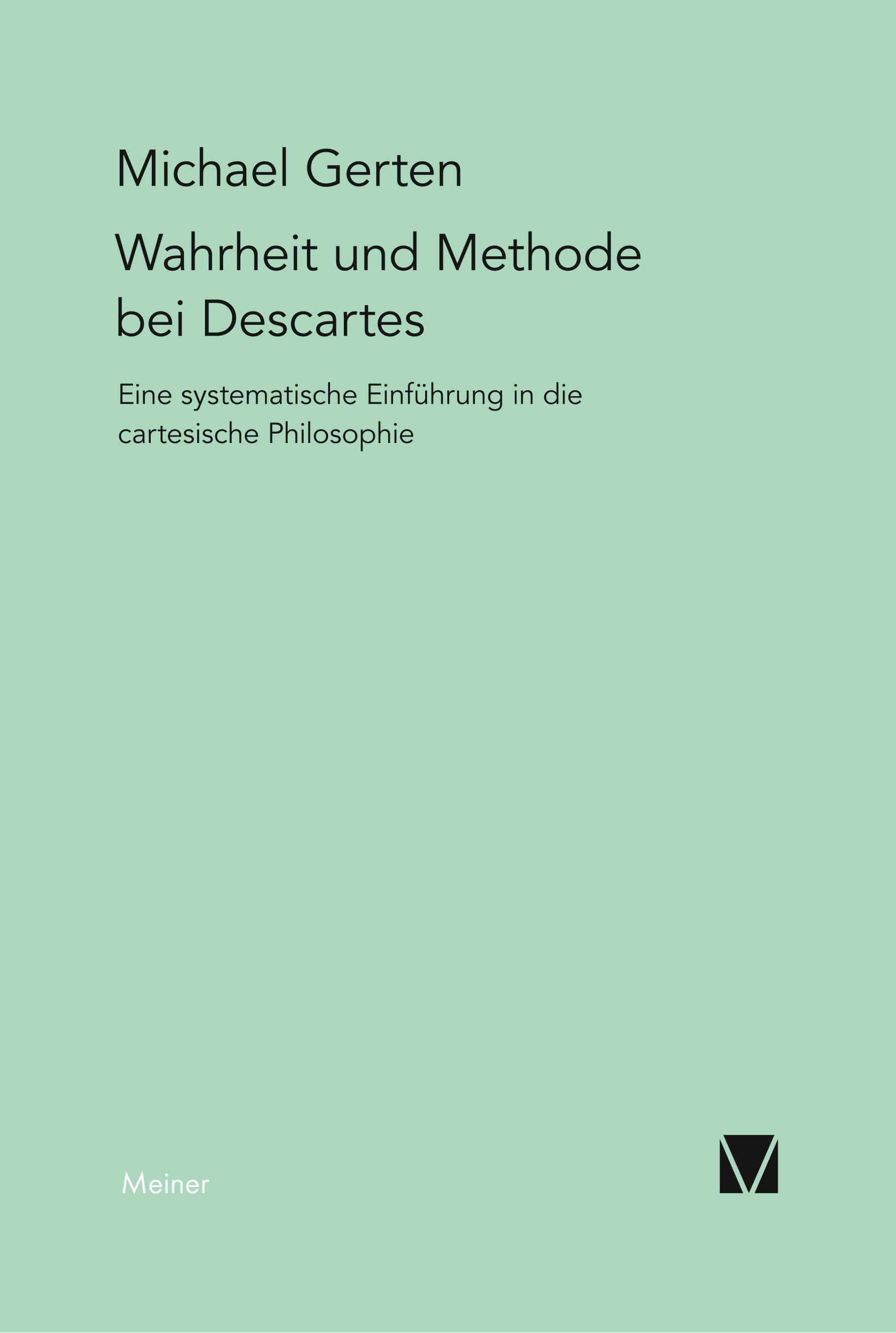 Vorderes Coverbild Wahrheit und Methode bei Descartes