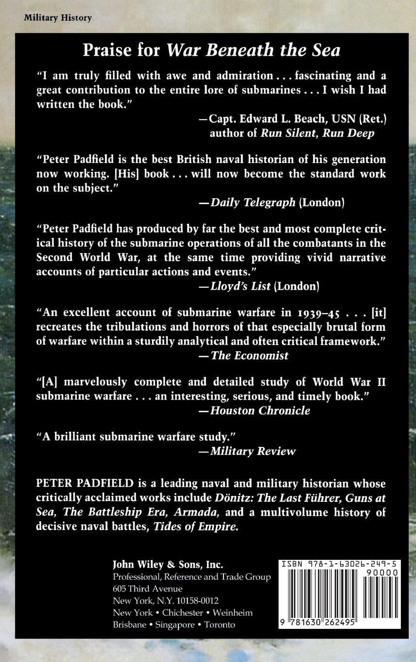 Rückseitencover War Beneath the Sea