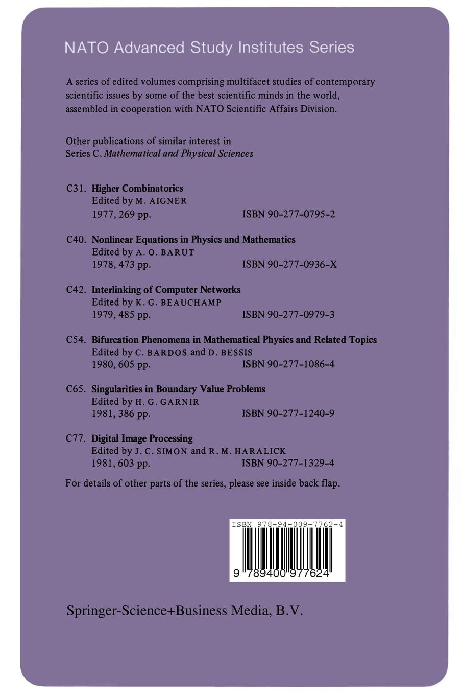 Rückseitencover New Advances in Distributed Computer Systems